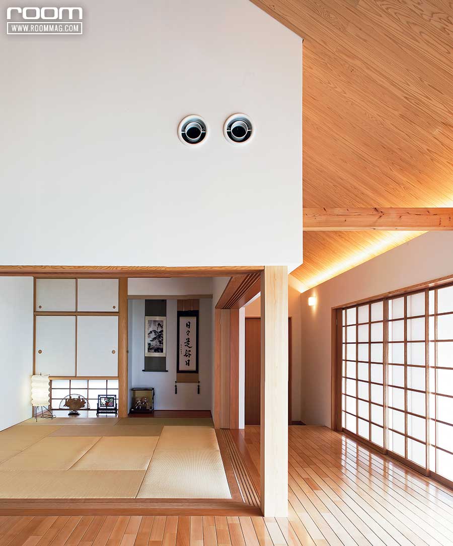 ห้องพักผ่อนแบบญี่ปุ่น บ้านไม้สไตล์ญี่ปุ่น