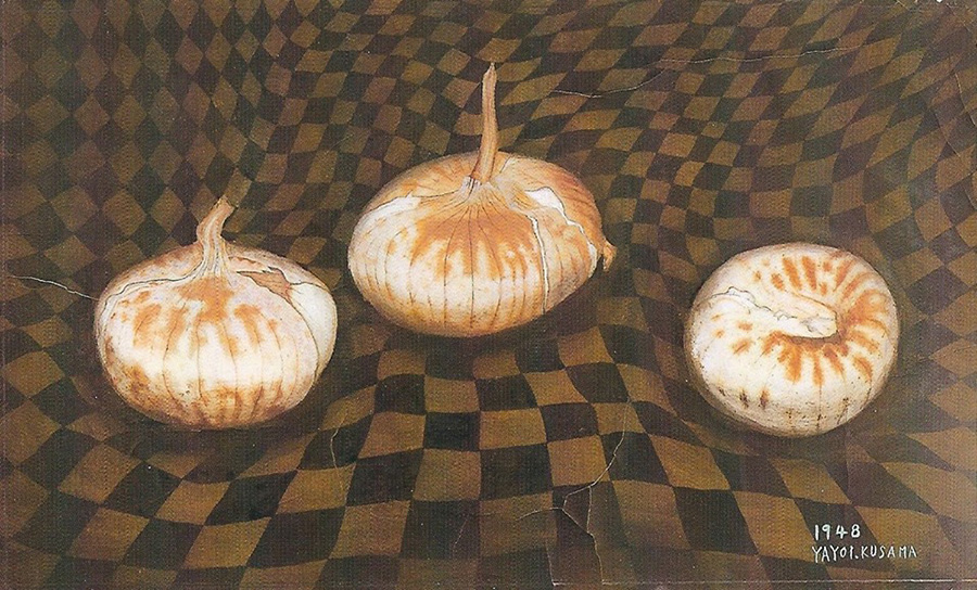 ภาพหัวหอมอันโด่งดัง ของ ยาโยอิ คุซามะ