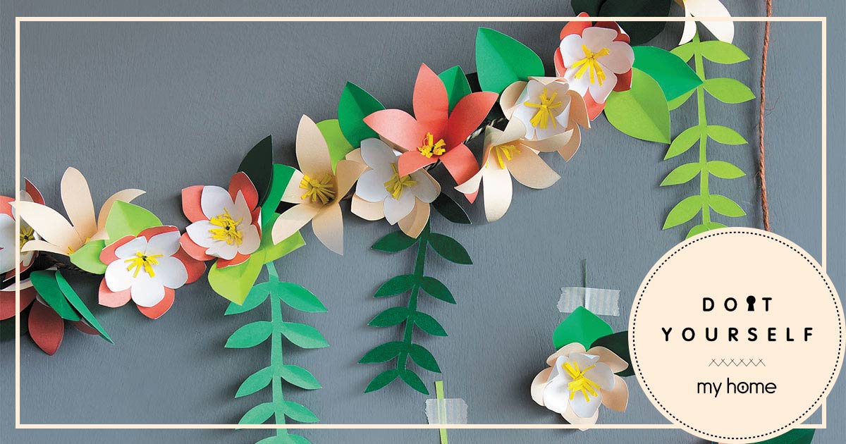 วิธีทำดอกไม้กระดาษ