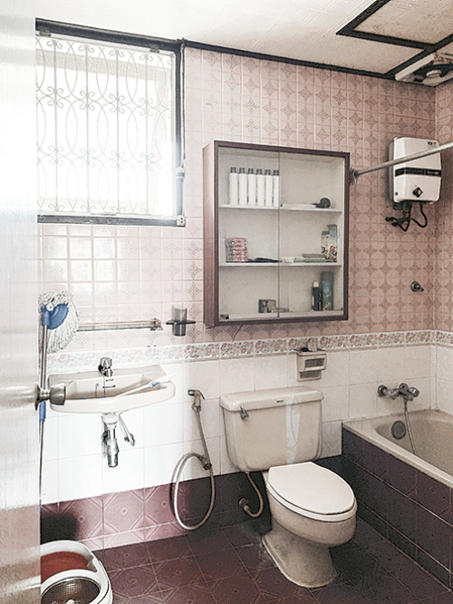 รีโนเวทห้องน้ำ แบบห้องน้ำ ห้องน้ำรับแสง ไอเดียแต่งห้องน้ำ ห้องน้ำสว่าง ห้องน้ำมีขาว 