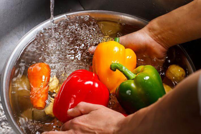 วิธีล้างผัก วิธีล้างผลไม้ วิธ๊ล้างผักผลไม้ ล้างผักด้วยน้ำส้มสายชู