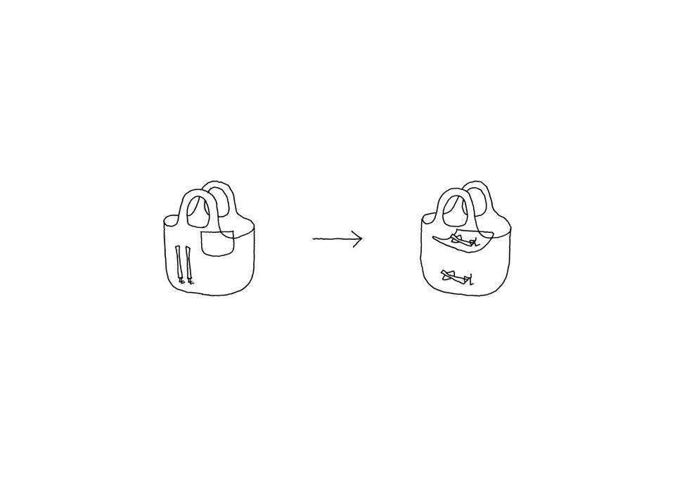 ROLL-UP & DUO ECOBAG กระเป๋าผ้าสะดวกใช้สำหรับร้านสะดวกซื้อ LAWSON
