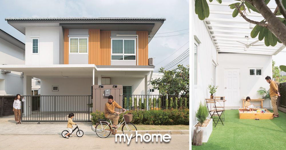 บ้านสไตล์ญี่ปุ่น บ้านสีขาว แบบบ้าน บ้านจัดสรร บ้านแต่งเอง บ้านแบบญี่ปุ่น จัดบ้านแบบญี่ปุ่น