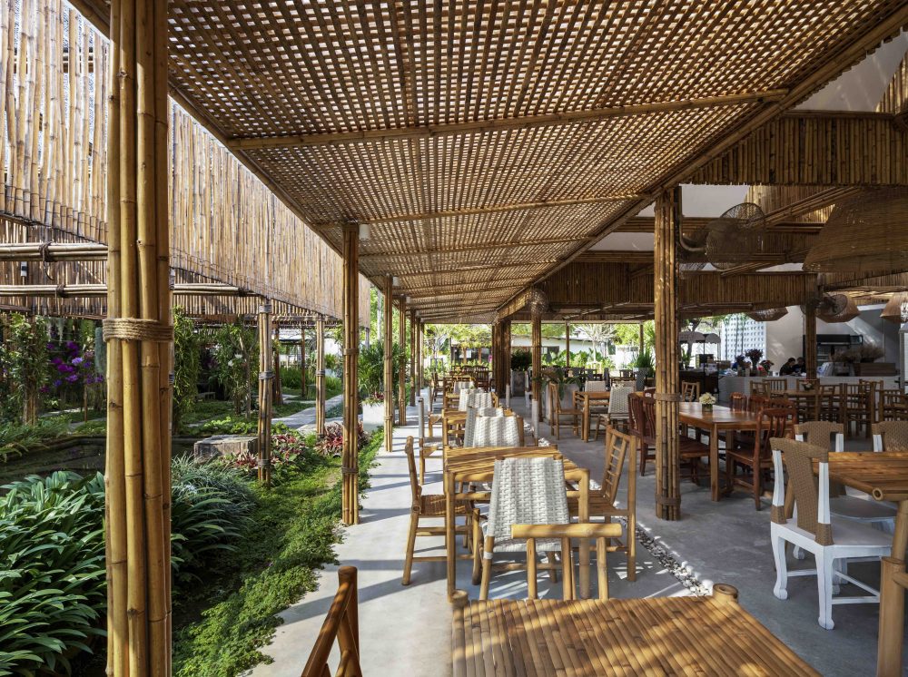 ARROM ORCHID ร้านอาหารเชียงใหม่ สถาปัตยกรรมไม้ไผ่ ร้านอาหารไม้ไผ่