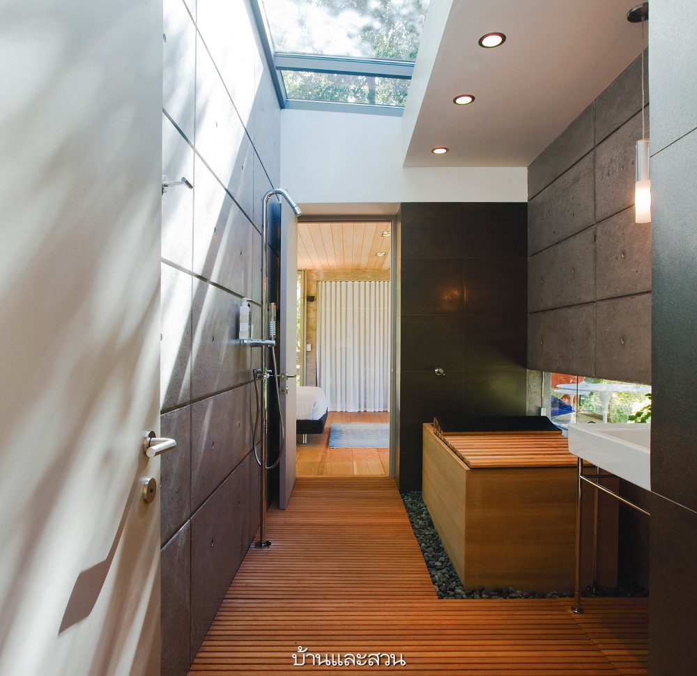 modernmirrorhouse บ้านโมเดิร์น ผนังกระจก ห้องน้ำ