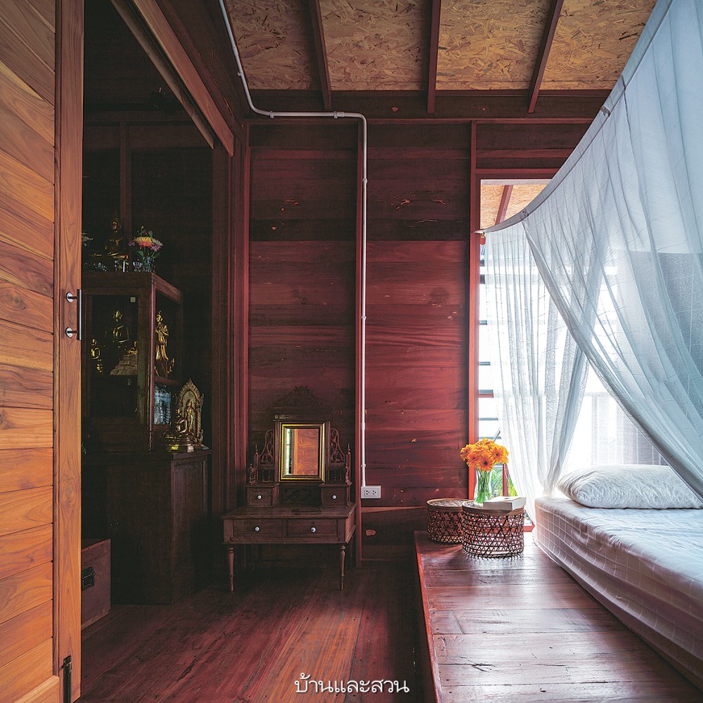 woodenelevatedhouse ห้องนอน