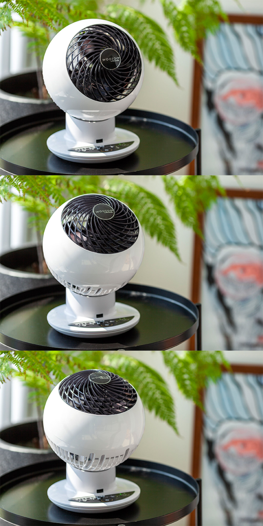 WOOZOO พัดลมตั้งโต๊ะ พัดลมขนาดเล็ก พัดลมหมุนเวียนอากาศ เครื่องใช้ไฟฟ้าจากญี่ปุ่น 