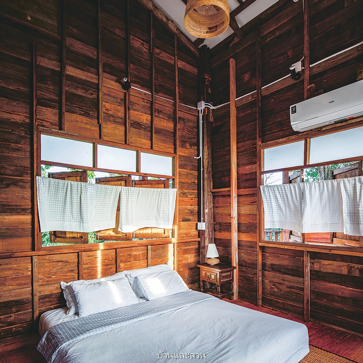 ห้องนอนไม้