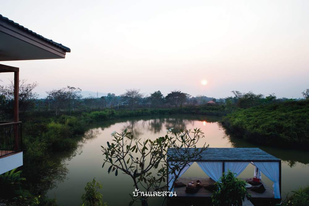 บ้านริมน้ำต่างจังหวัด