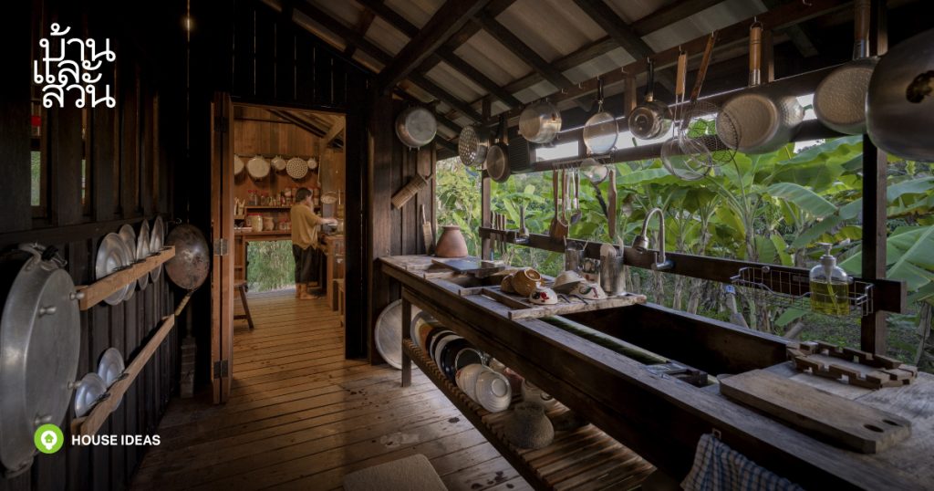 แบบครัวไทยนอกบ้าน รวมไอเดียการออกแบบต่อเติมให้ใช้งานได้ดี- บ้านและสวน