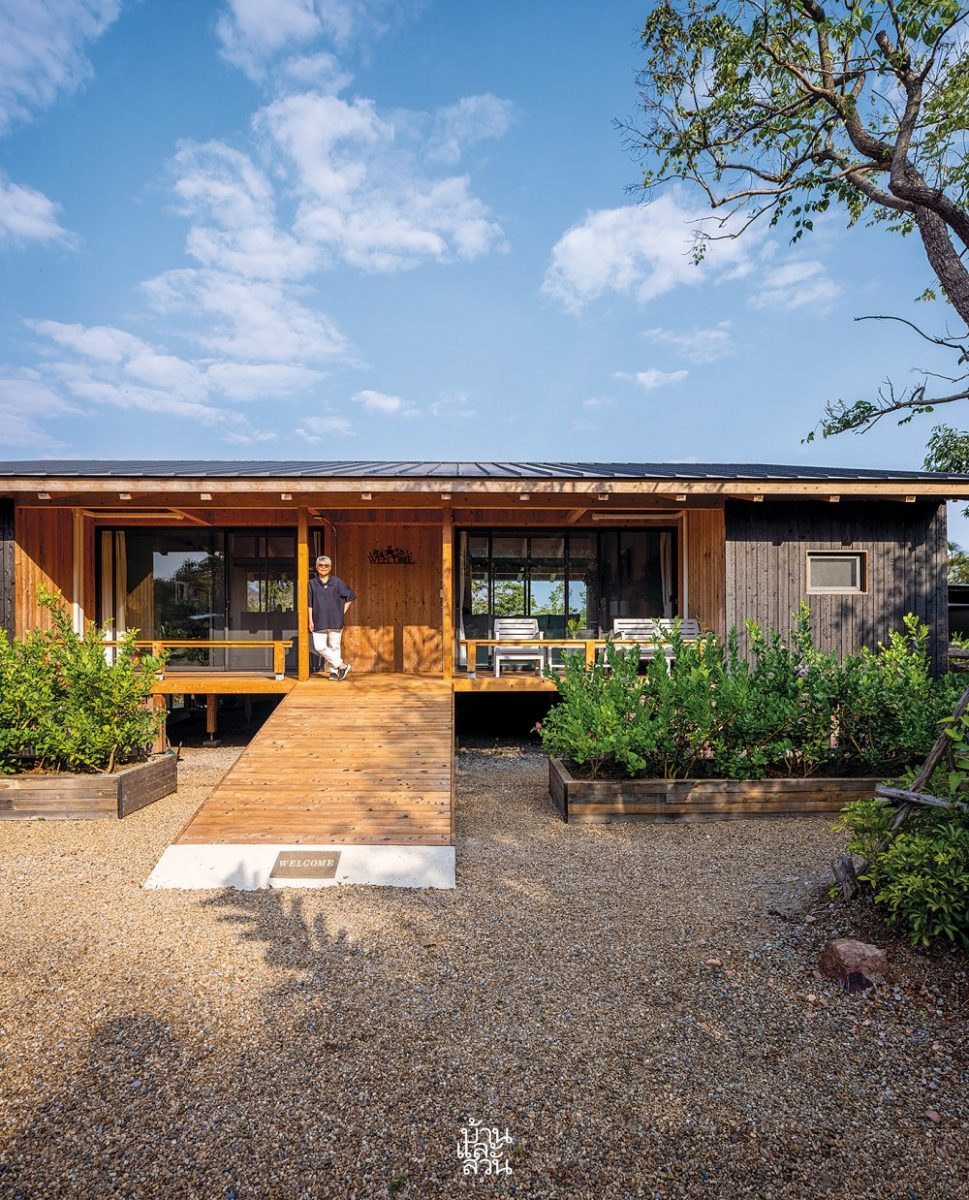 แบบบ้านไม้ชั้นเดียวน่าอยู่ 