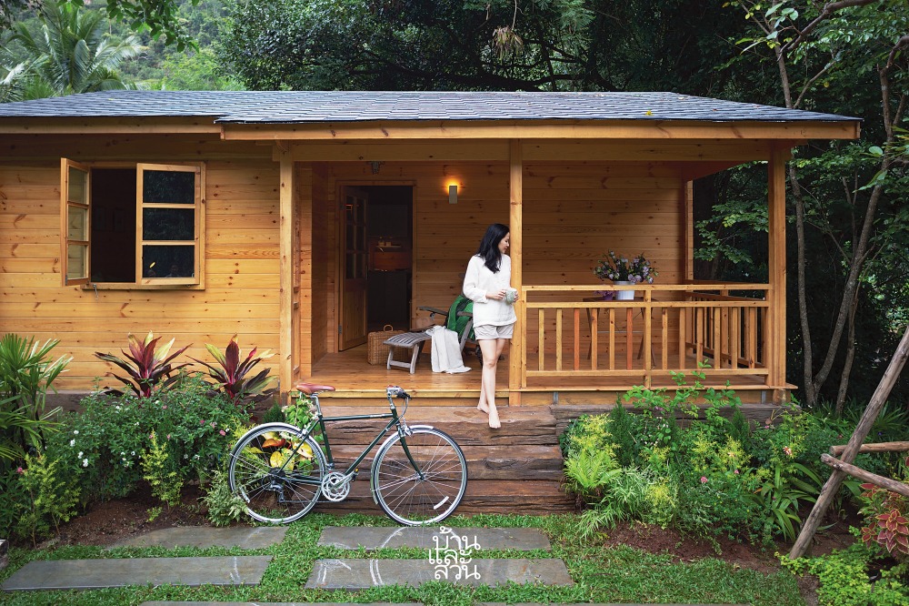 แบบบ้านไม้ชั้นเดียวน่าอยู่ 