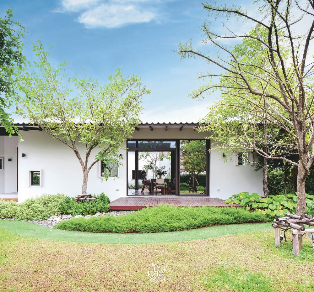 แบบบ้านปูนชั้นเดียวน่าอยู่