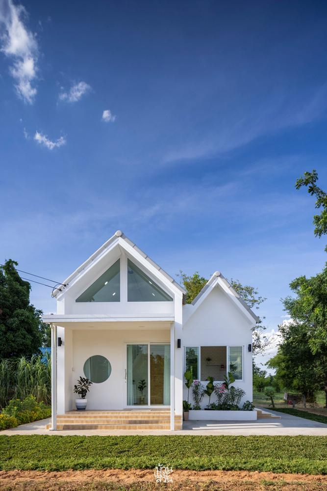 แบบบ้านปูนชั้นเดียวน่าอยู่