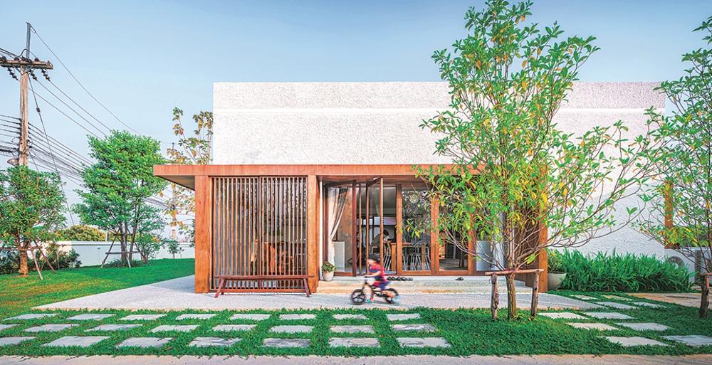 แบบบ้านปูนชั้นเดียวน่าอยู่