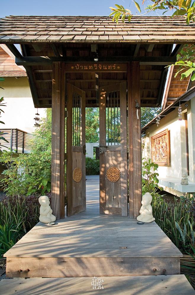 บ้านชั้นเดียวริมแม่น้ำ