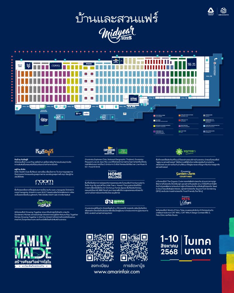 ผังงานบ้านและสวนแฟร์ Midyear 2025