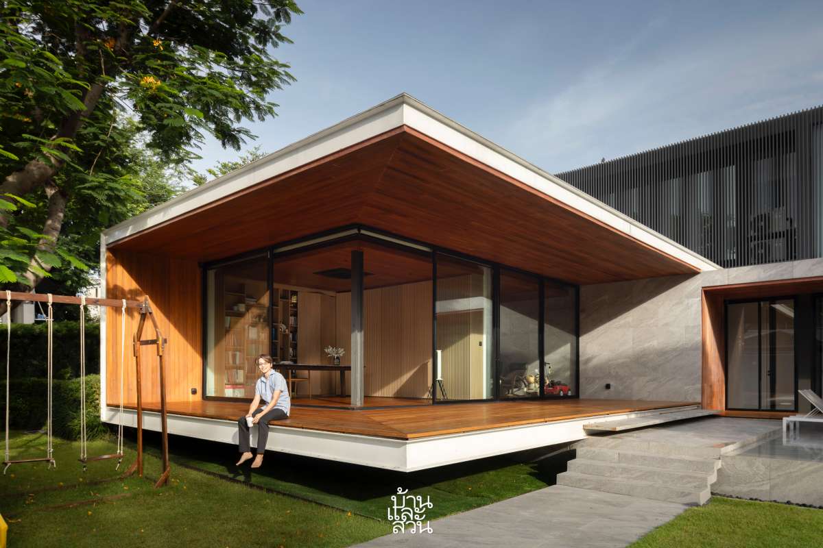 บ้านโครงสร้างคอนกรีตเสริมเหล็ก