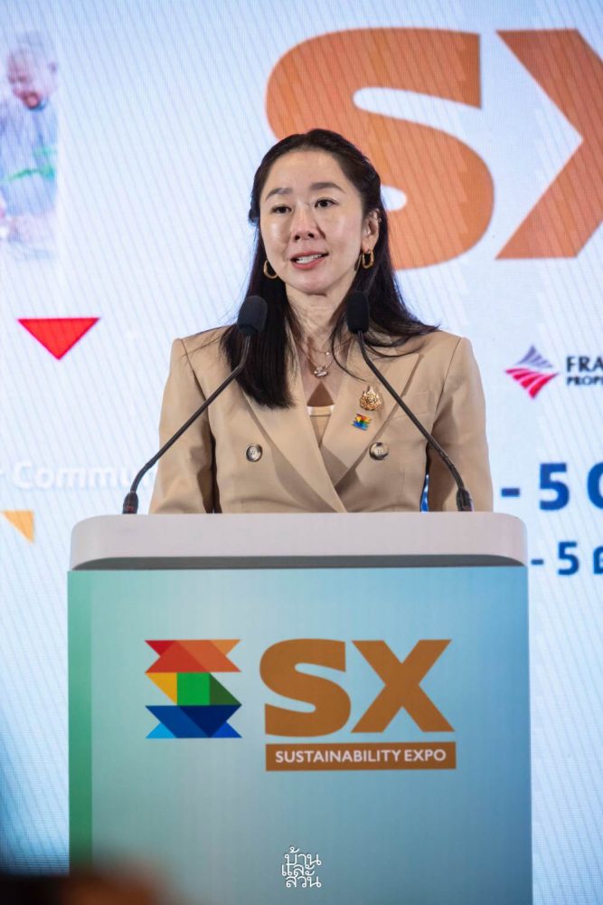 คุณชญานันท์ ภักดีจิตต์ ณ งานแถลง SX2025