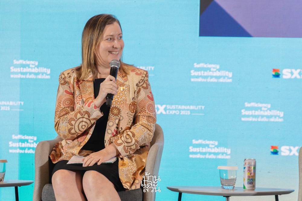 คุณ Amelia Walsh ณ งานแถลง SX2025