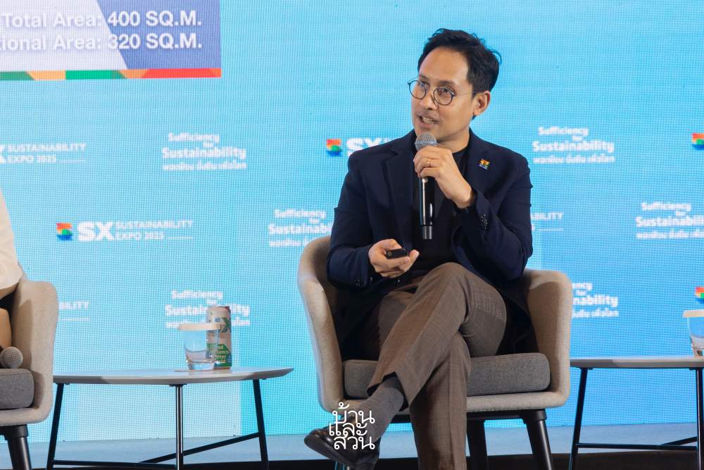 คุณเจรมัย พิทักษ์วงศ์ ณ งานแถลง SX2025