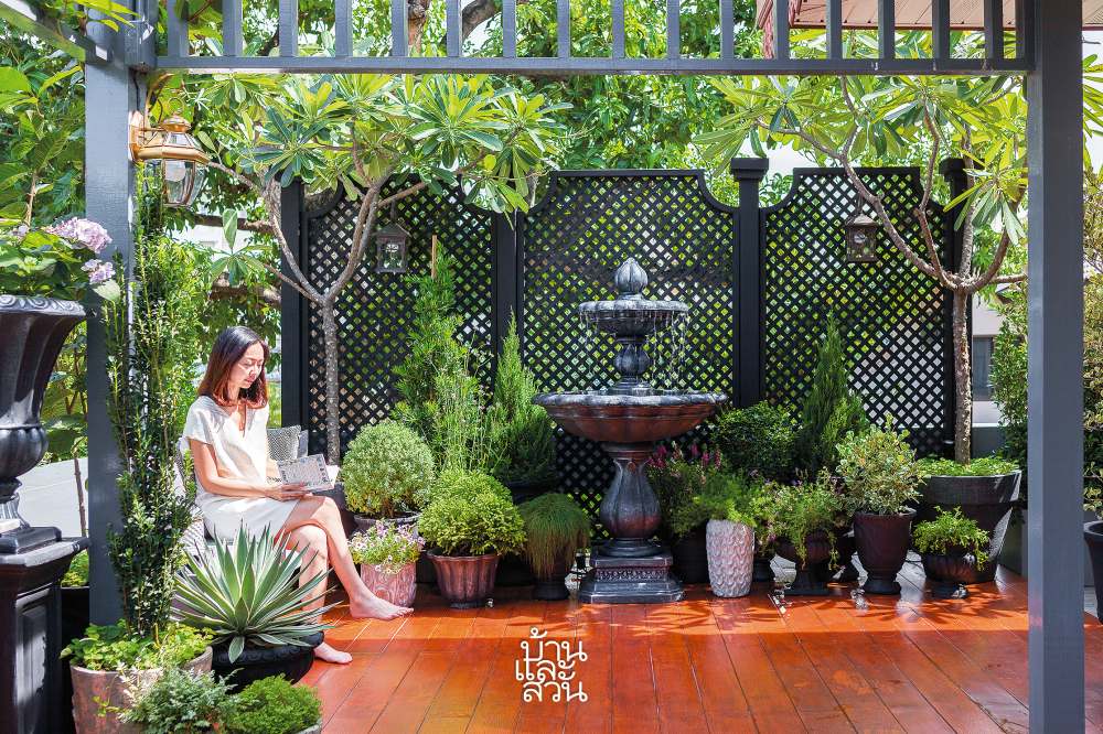สตูดิโอโมเดิร์นคลาสสิก พร้อมสวนระเบียงส่วนตัว