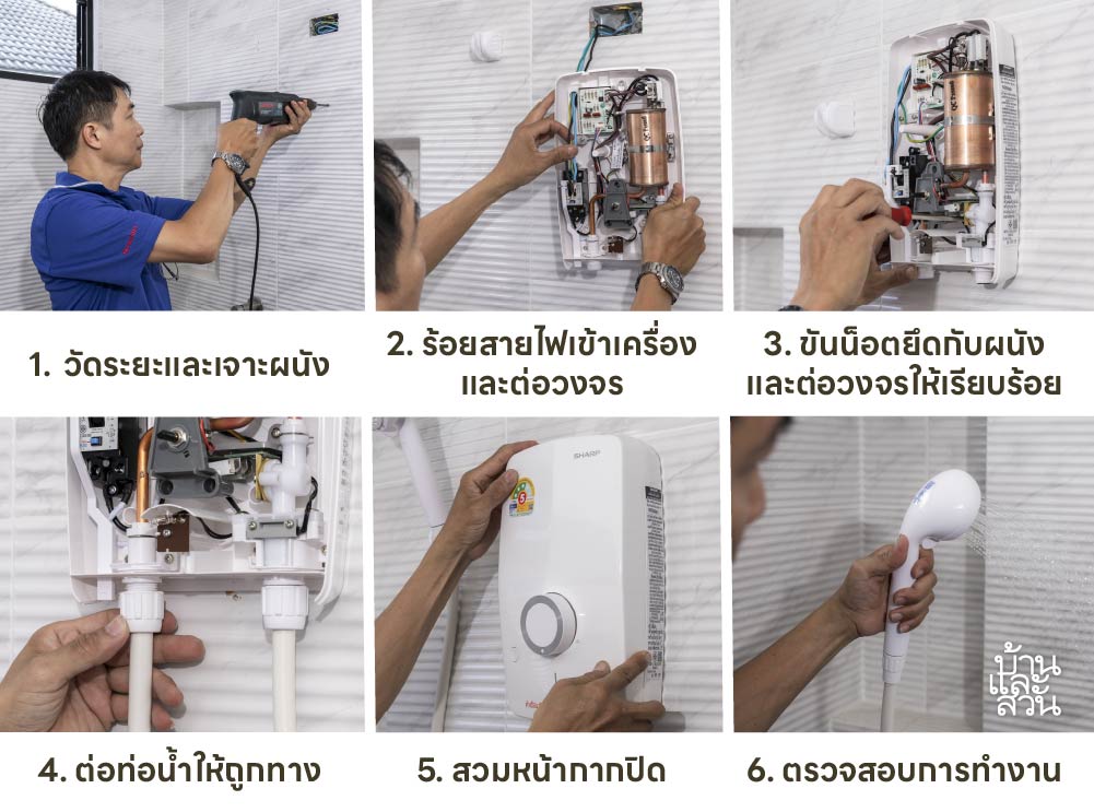 เครื่องทำน้ำอุ่นที่ปลอดภัย