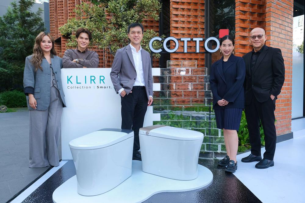 COTTO เปิดตัวสุขภัณฑ์ KLIRR COLLECTION SMART EDITION