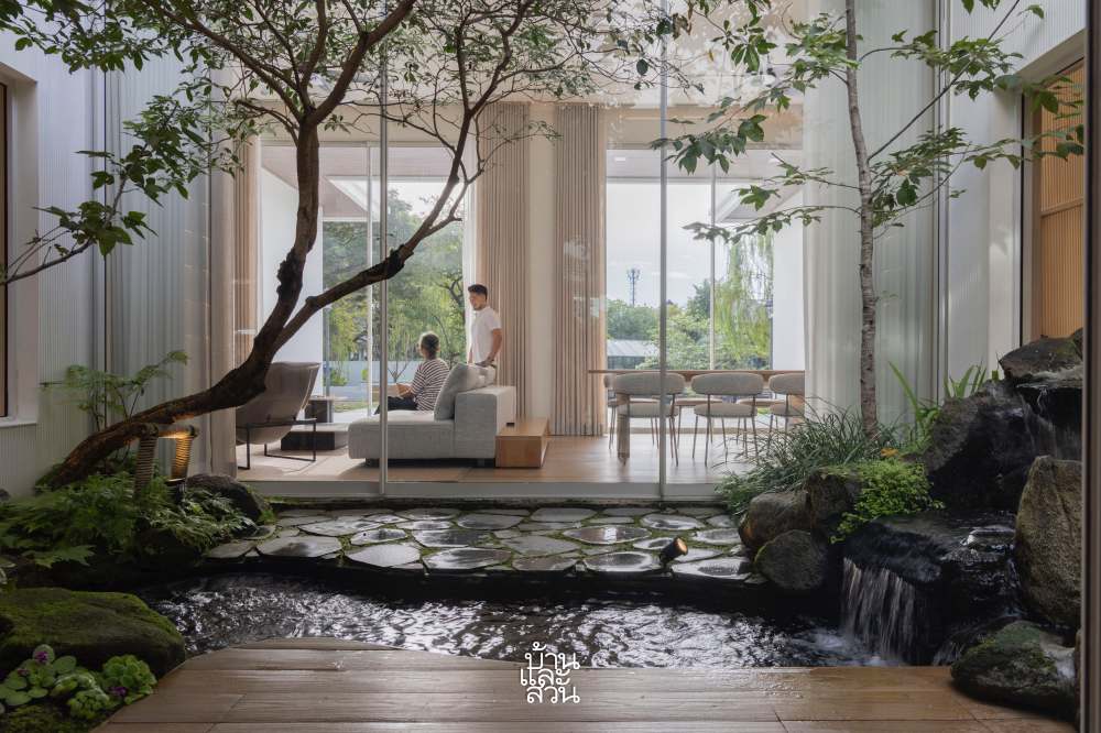 สวนส่วนตัวรอบบ้าน