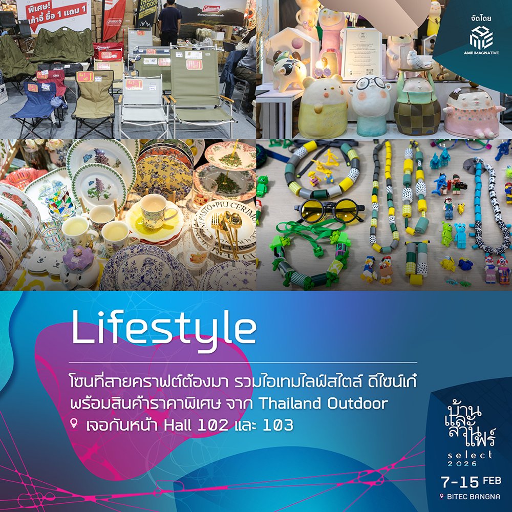 ผังงานบ้านและสวนแฟร์ Select 2026