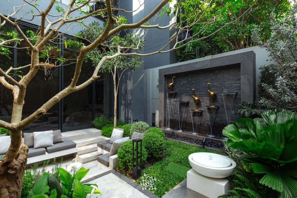 สวนสไตล์โมเดิร์นลักชัวรี