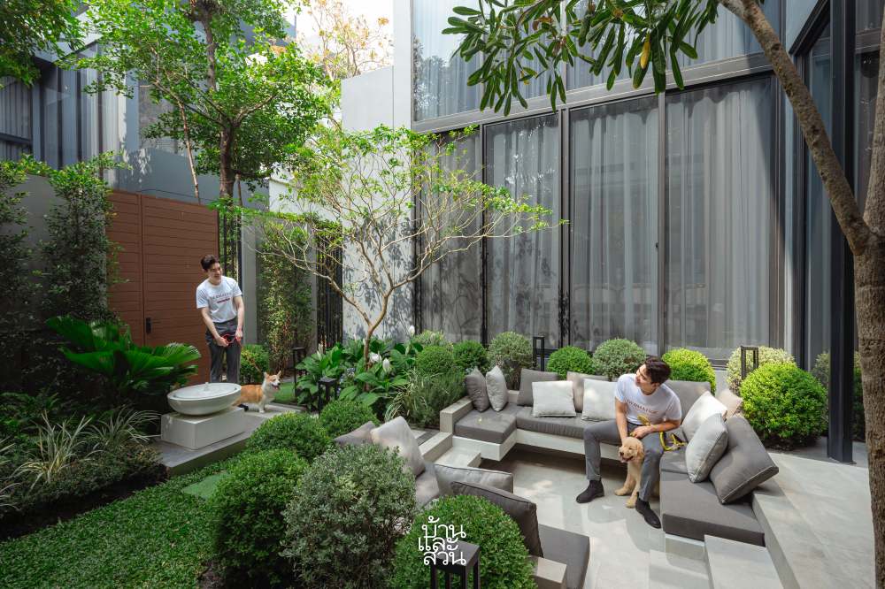 สวนสไตล์โมเดิร์นลักชัวรี