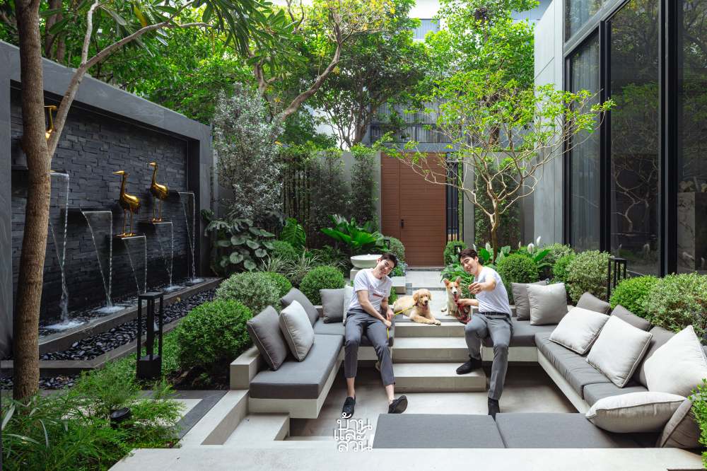 สวนสไตล์โมเดิร์นลักชัวรี
