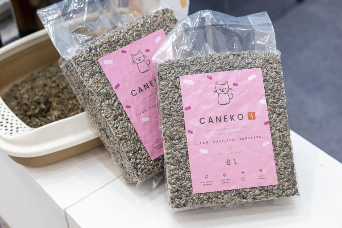 Caneko Cat Sand from Sugarcane – an innovative product by Dekmadhyam, a winner of the EnviroTech Innovation Competition, now on sale at the Home and Garden Fair Midyear 2026 with over 600 bags sold